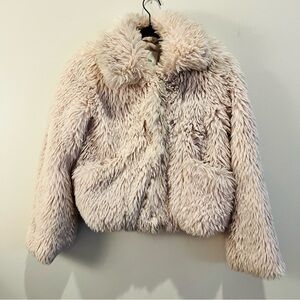 Abercrombie Kids Shaggy Blush Coat